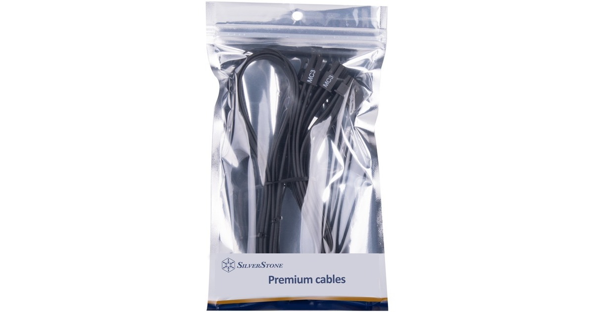 SilverStonePP14-EPS75 kabel  (Zwart)