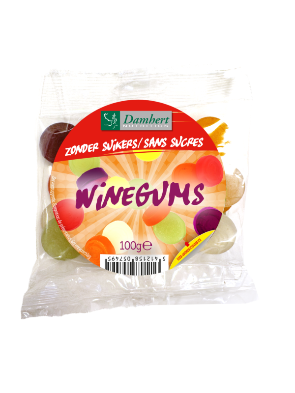 Damhert Winegums Zonder Suiker 100G
