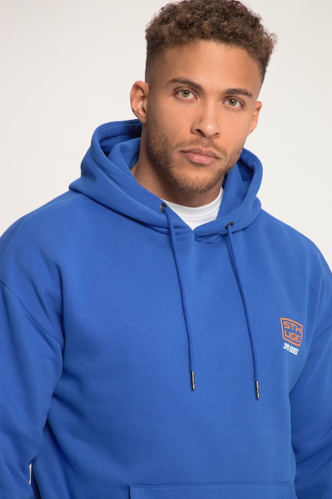 STHUGE Hoodie, oversized, Rückenprint, Kapuze