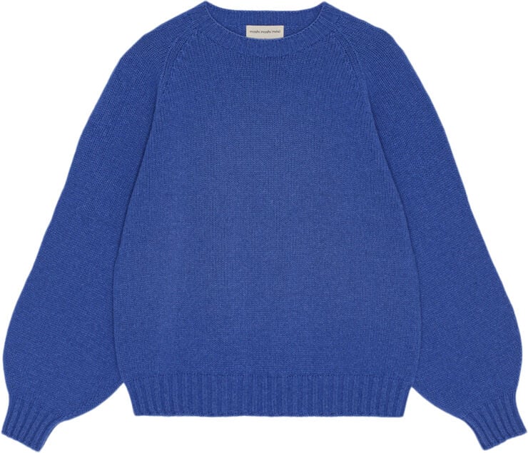 Moshi Moshi Mind sienna knit wool Bright blue