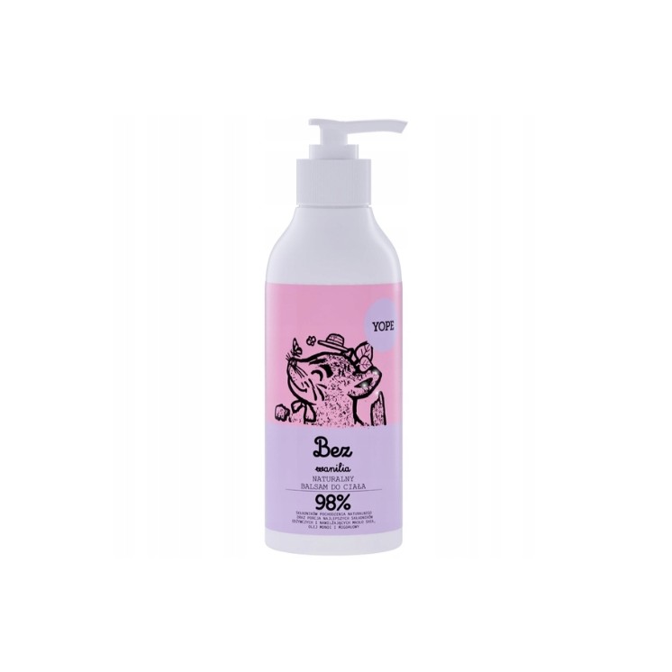 YOPE Natürlicher Körperbalsam Flieder und Vanille 300 ml