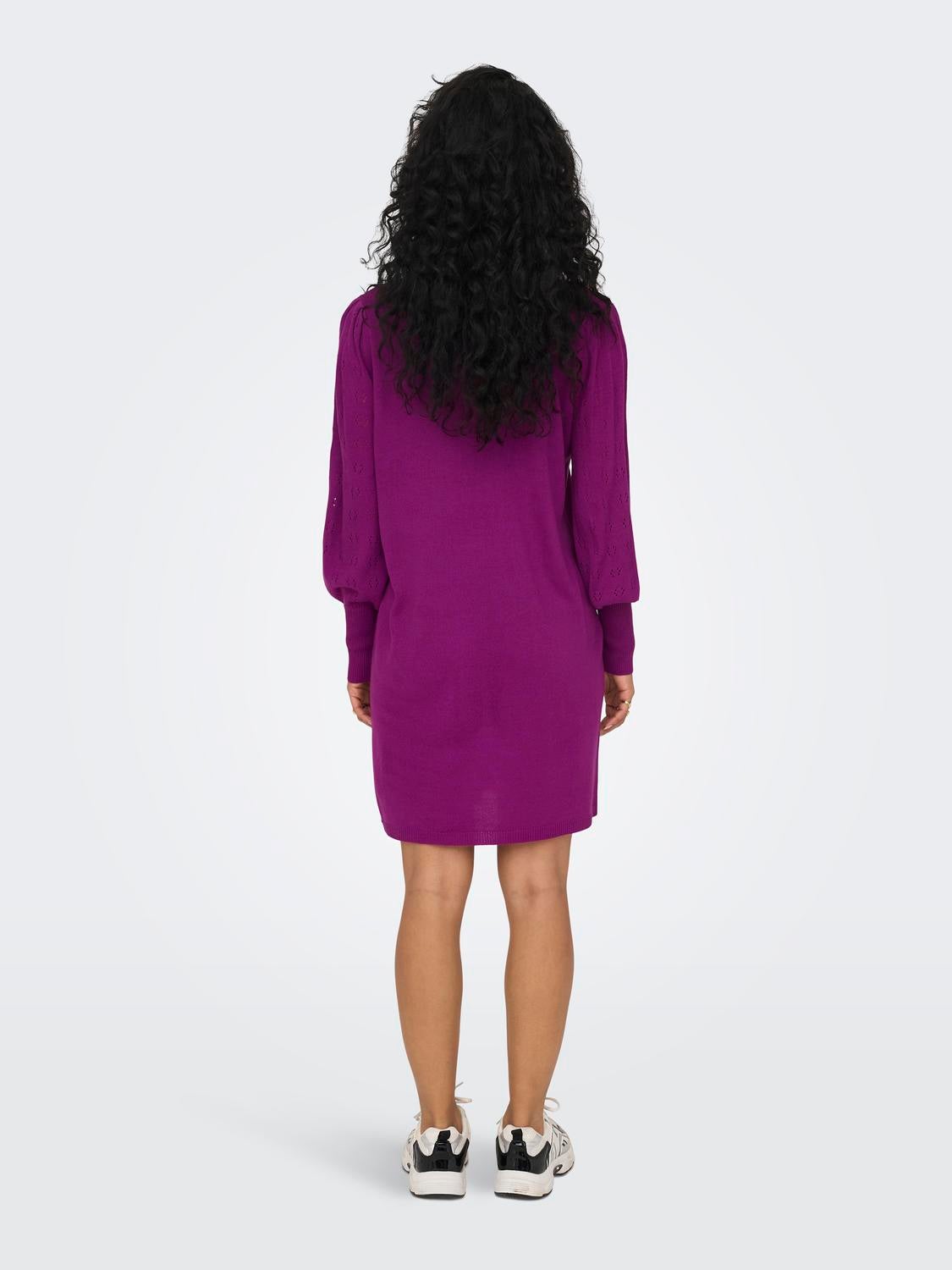 ONLMIRA Langes Kleid Purple Wine