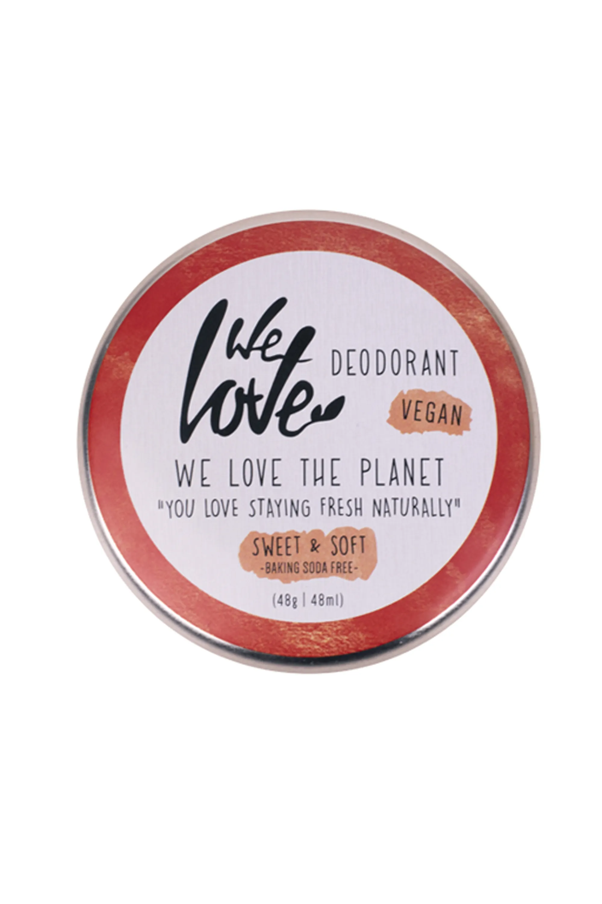 WE LOVE THE PLANET Déodorant crème Sweet & Soft vegan & hypoallergénique-48 g