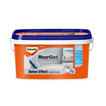 Alabastine MuurGlad beton effect licht grijs 5 liter