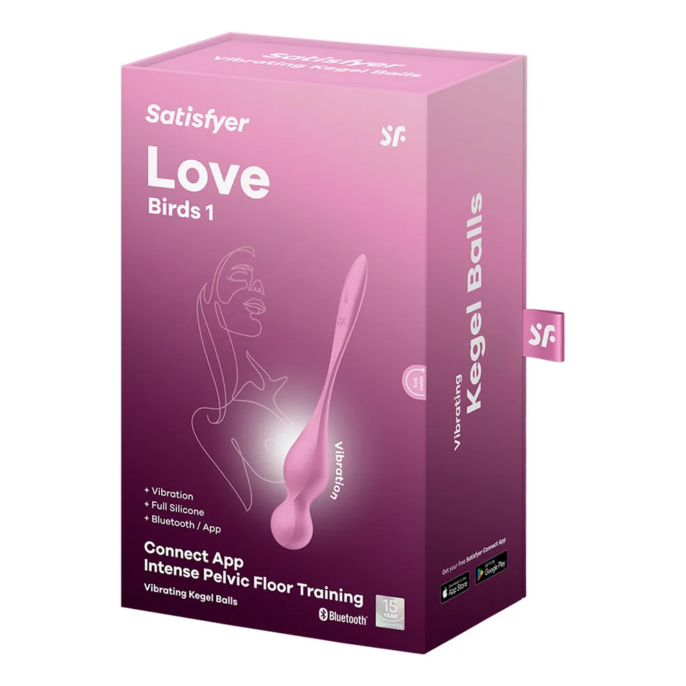 Satisfyer Love Birds 1 bækkenbundstræner - Pink