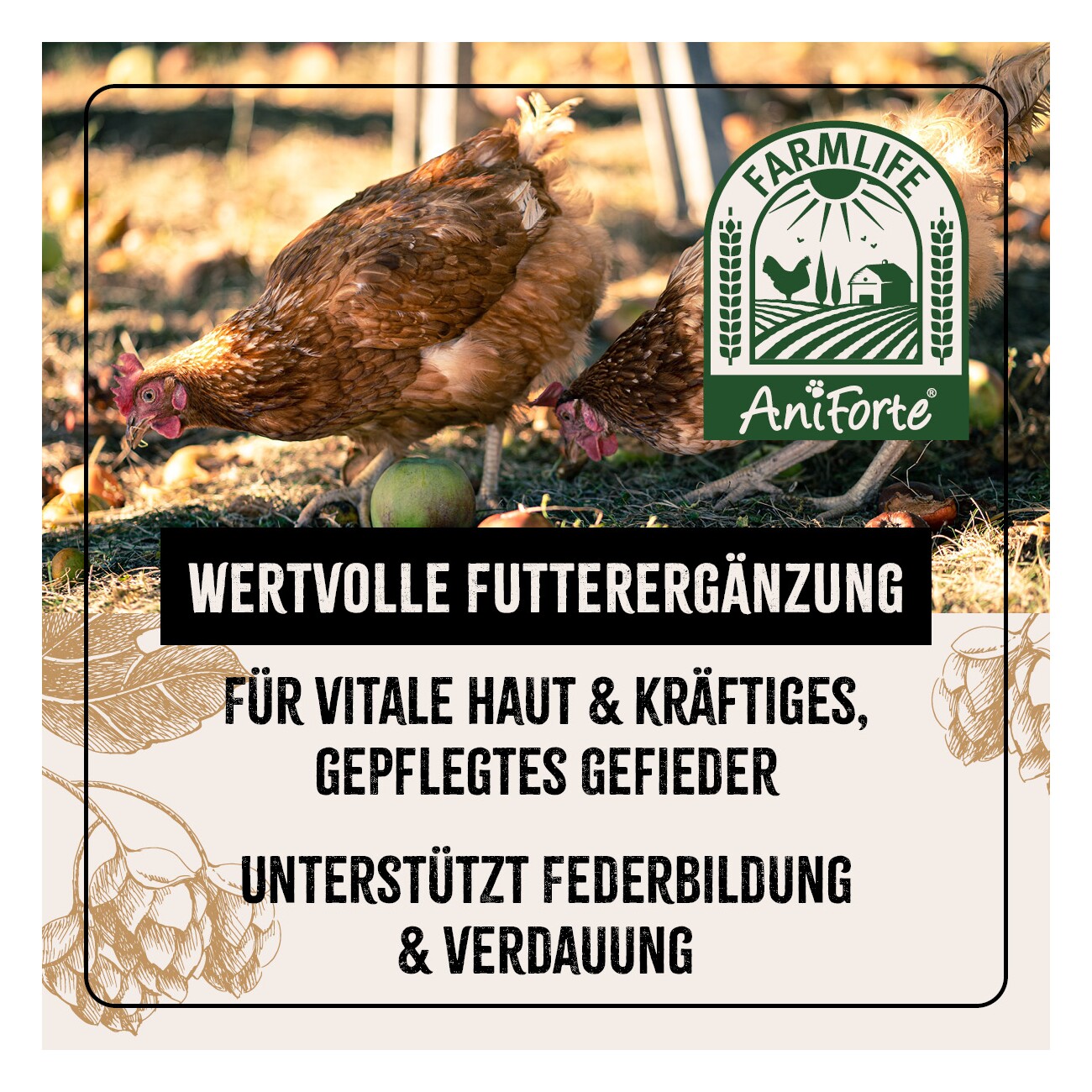 AniForte FarmLife Geflügel Bierhefe Spezial Mix 1kg