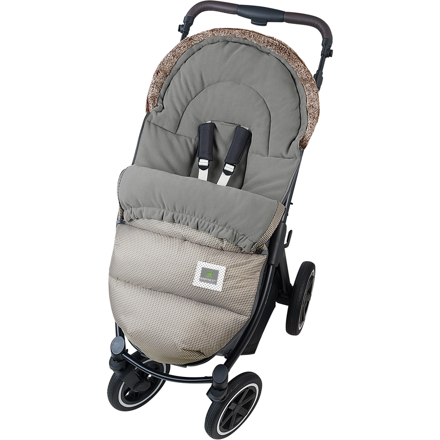 odenwälder Fußsack Luca sand grey
