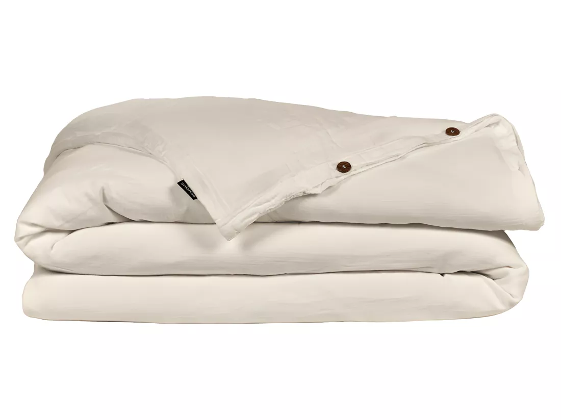 Housse de couette gaze de coton double 240 x 260 cm écru - PEPA 4
