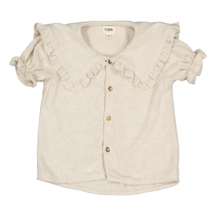 Loir Blouse Capucine Volants | Ecru