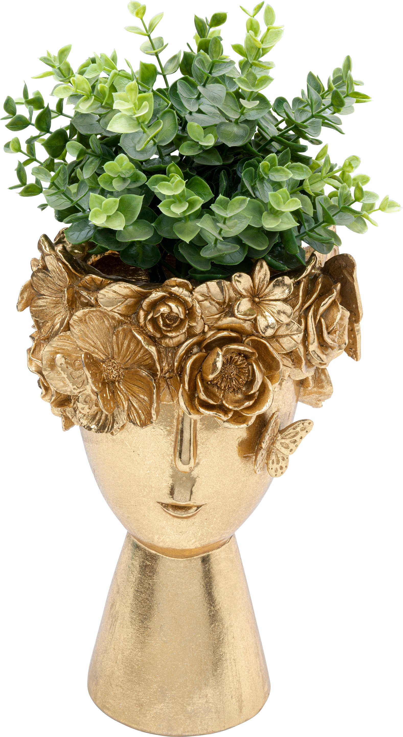 Kare Design Dekovase »Deko Vase Flowercrown Gold 20cm«