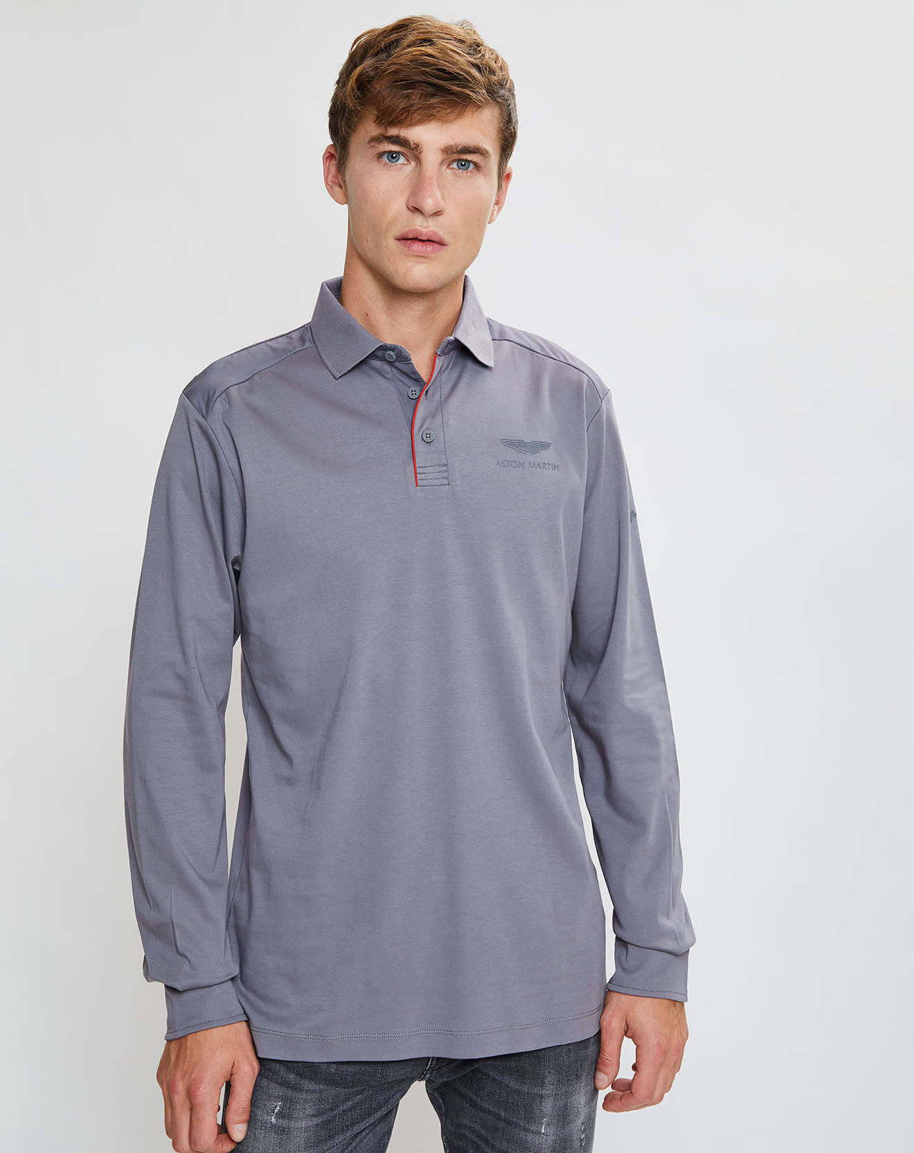 Hackett London Polo Aston Martin Racing gris