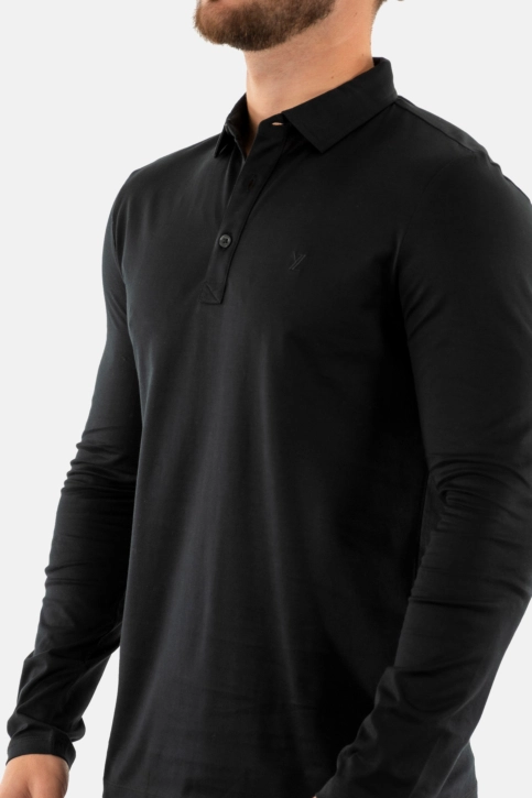 Polos manches longues yes zee t803 sa00 0801 nero