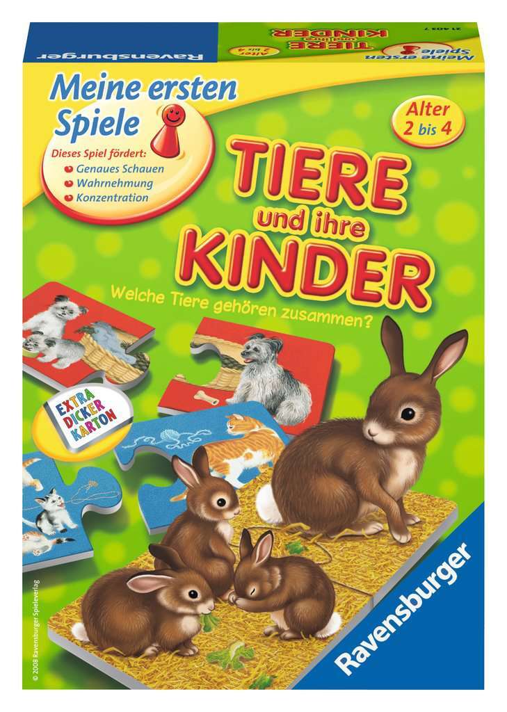 Ravensburger Spiel Tiere und ihre Kinder