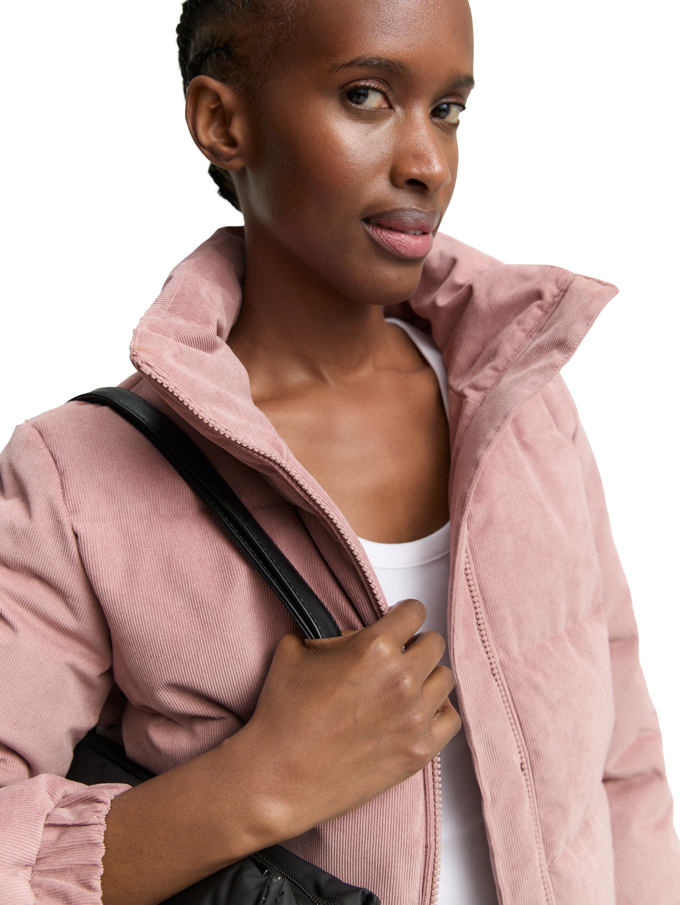 TOM TAILOR Denim Steppjacke mit Stehkragen