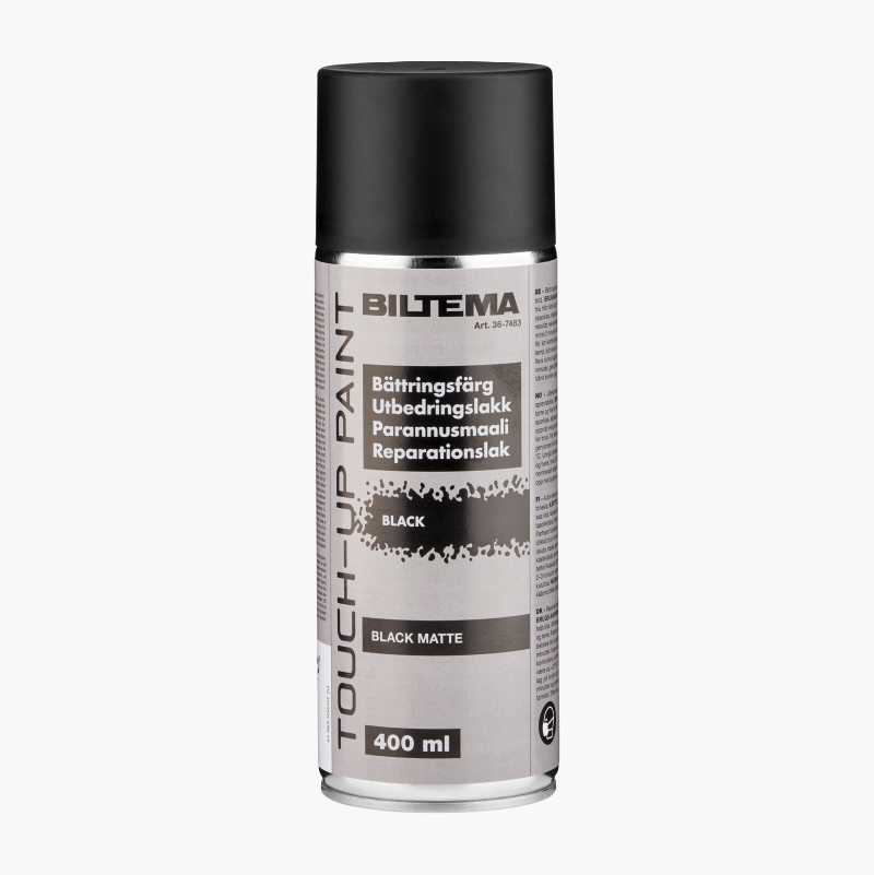 Utbedringslakk, matt svart, 400 ml