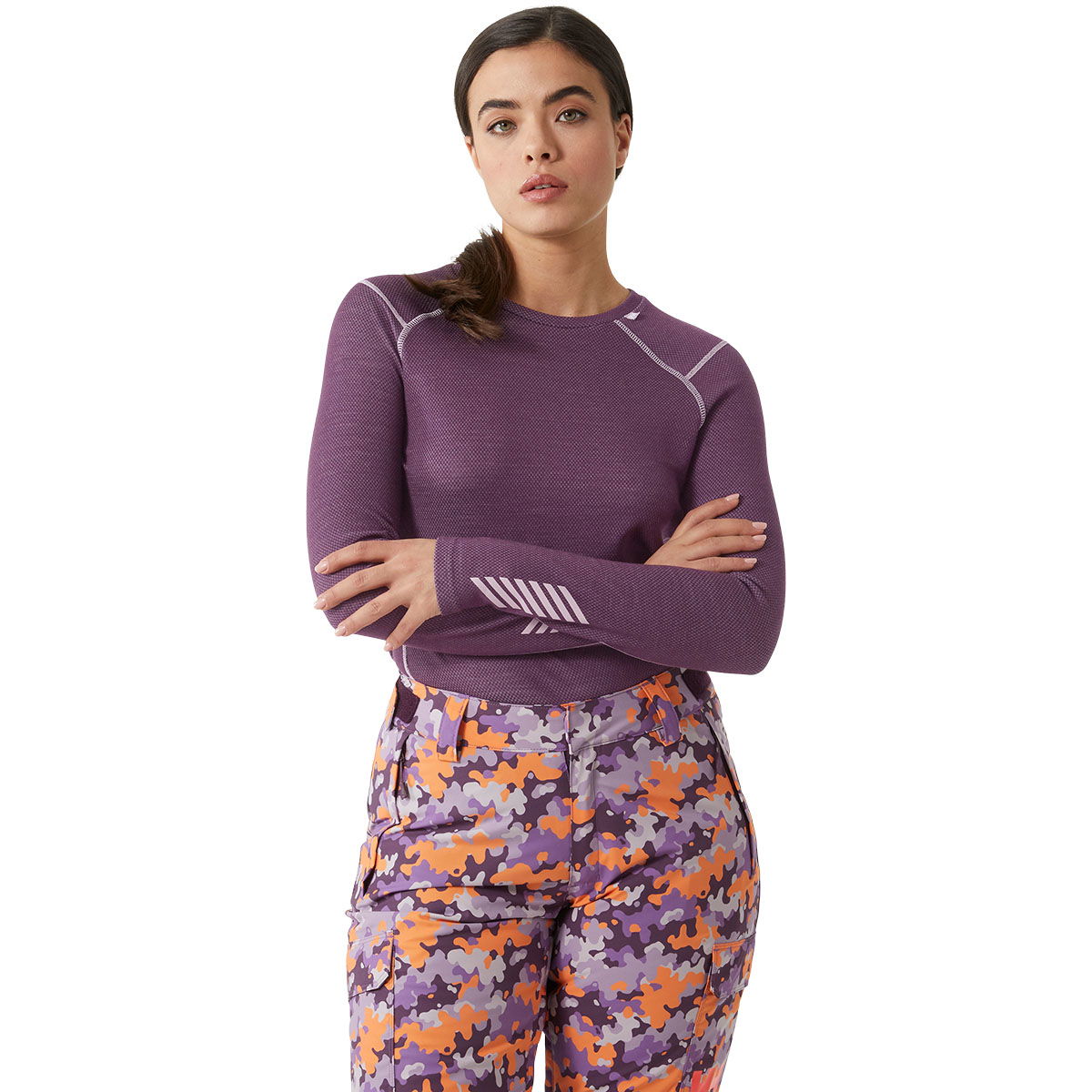 Helly Hansen Lifa Merino Midweight Crew Skiundertrøje Dame