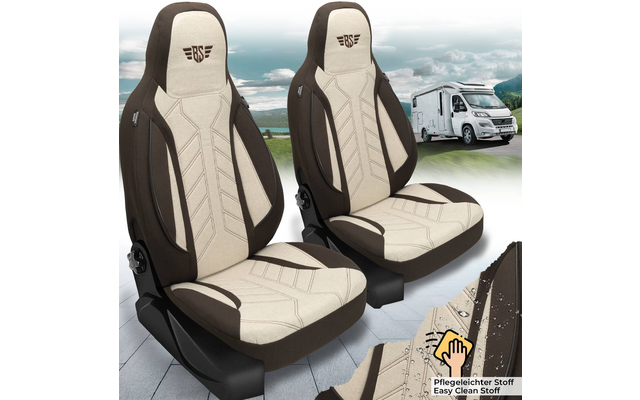 Bremer-Sitzbezüge Wohnmobil Schonbezüge 2 Stück für Ducato / Jumper / Boxer