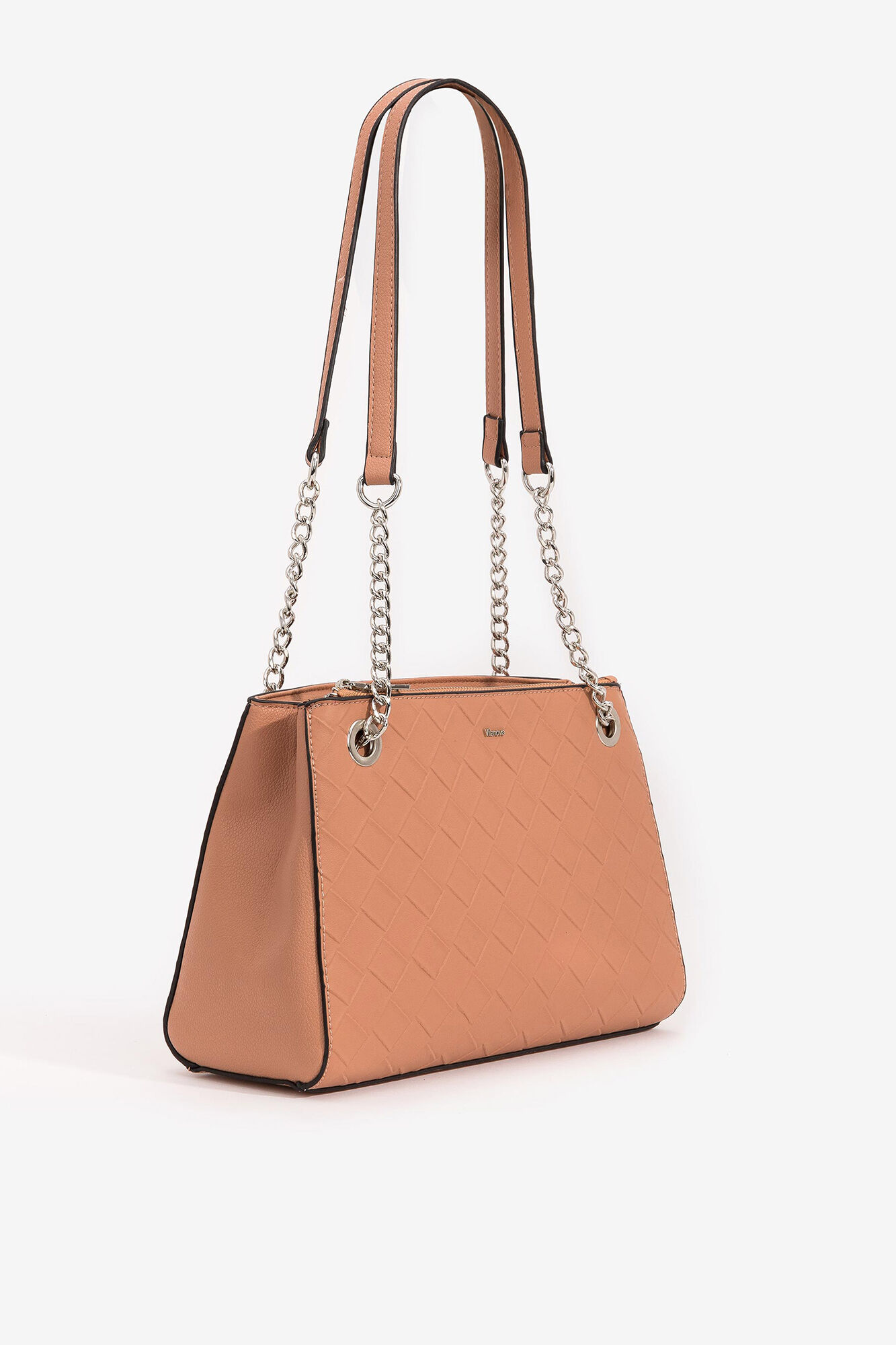 Bolsa rosa texturizada - Rosa
