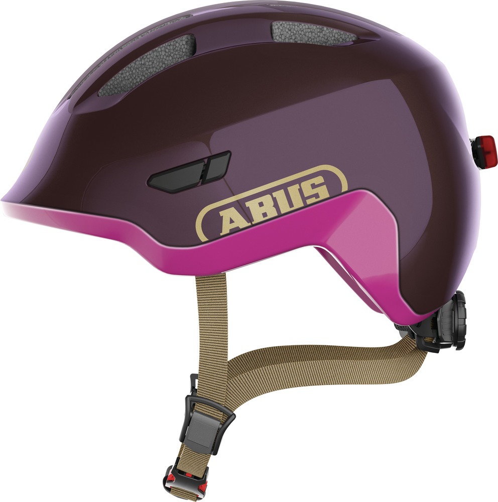 Abus Smiley 3.0 Ace LED Cykelhjelm Royal Purple