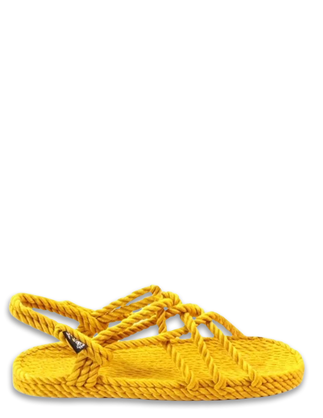nomadic Sandales femme jc gold en corde jaune