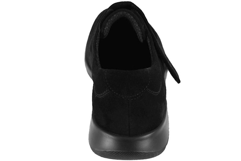 NEW FEET SKO I SORT PRÆGET RUSKIND