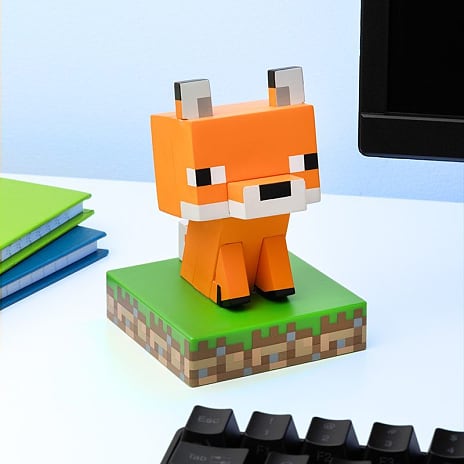 Minecraft Fox lampe - orange