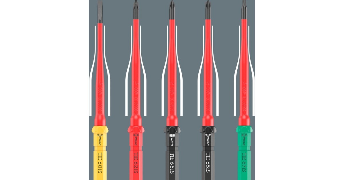WeraKraftform Kompakt VDE 17 RA Imperial 1 schroevendraaier  (Rood/geel, 17‑delig)