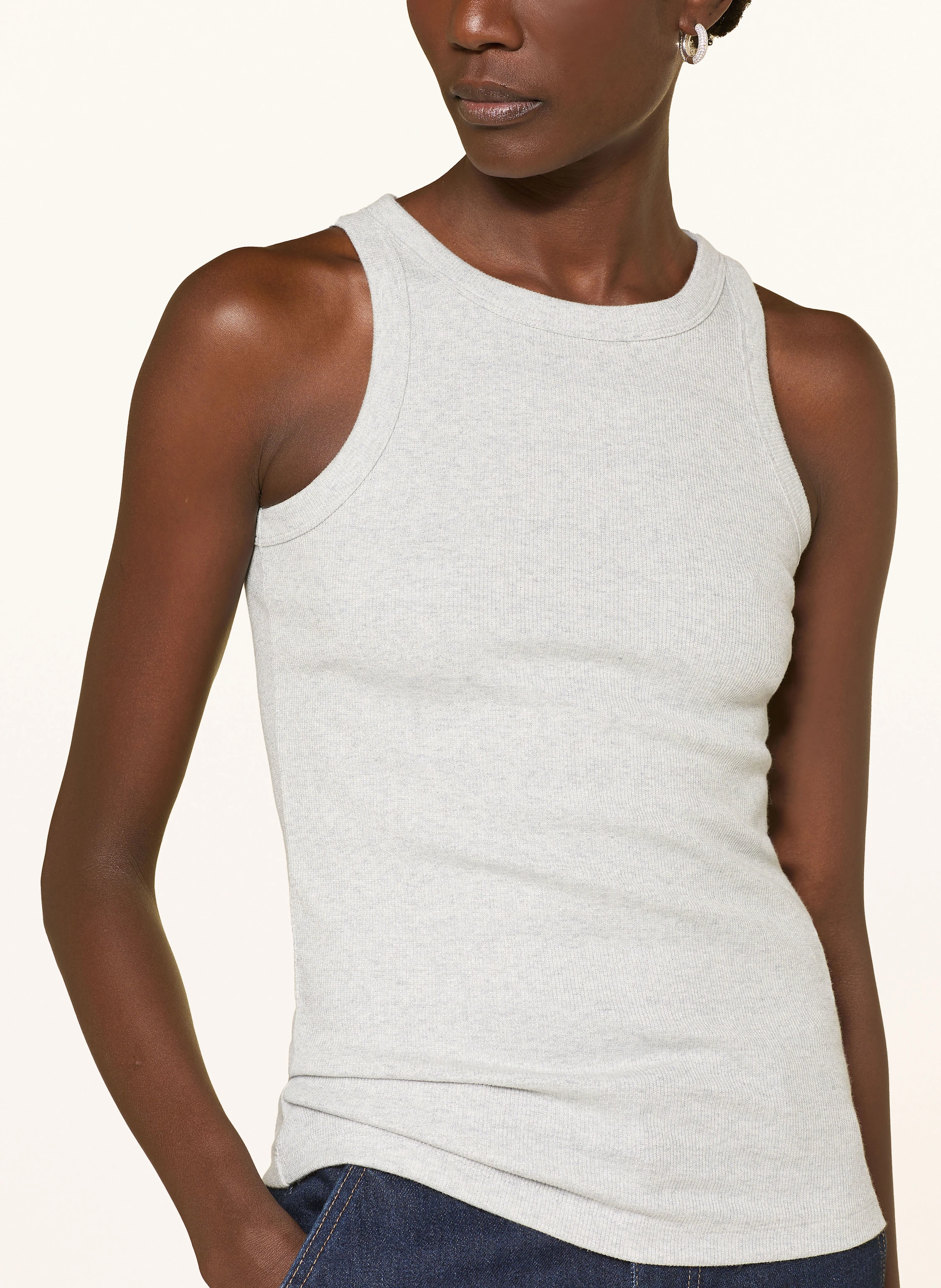 BOSS Top ELIEVE mit Glitzergarn