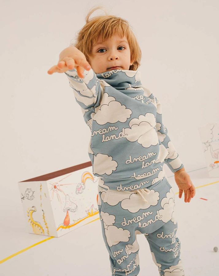 Sweatshirt SNOOD DREAMLAND AOP in blue
