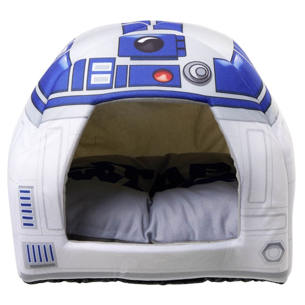 Niche pour chat ou chien Star Wars blanc et bleu 40,5x40,5xH45,5cm