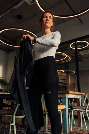 TORRENT Damen-Langarmtrikot  black  42