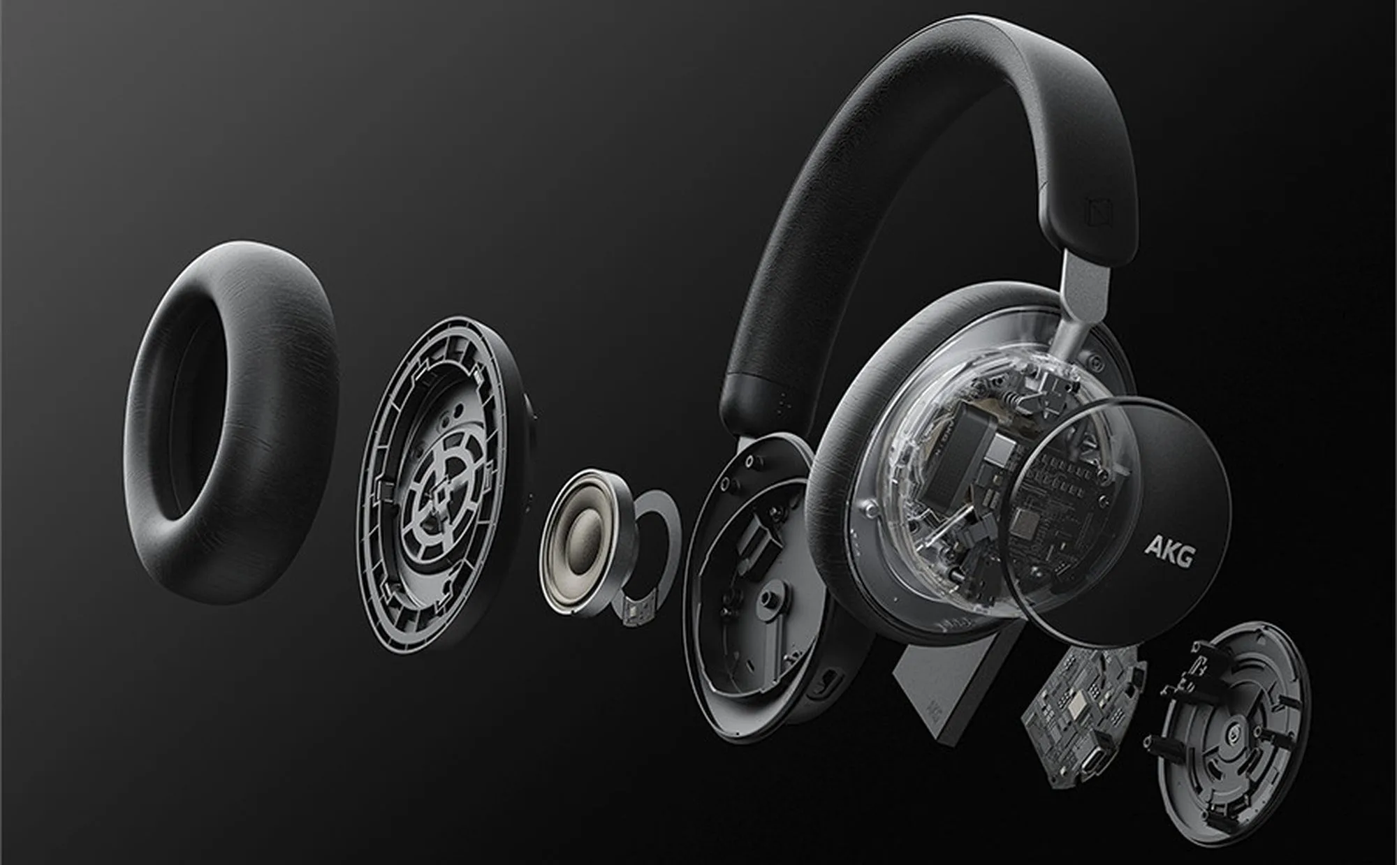 AKG N9 Hybrid Noir Casques Bluetooth