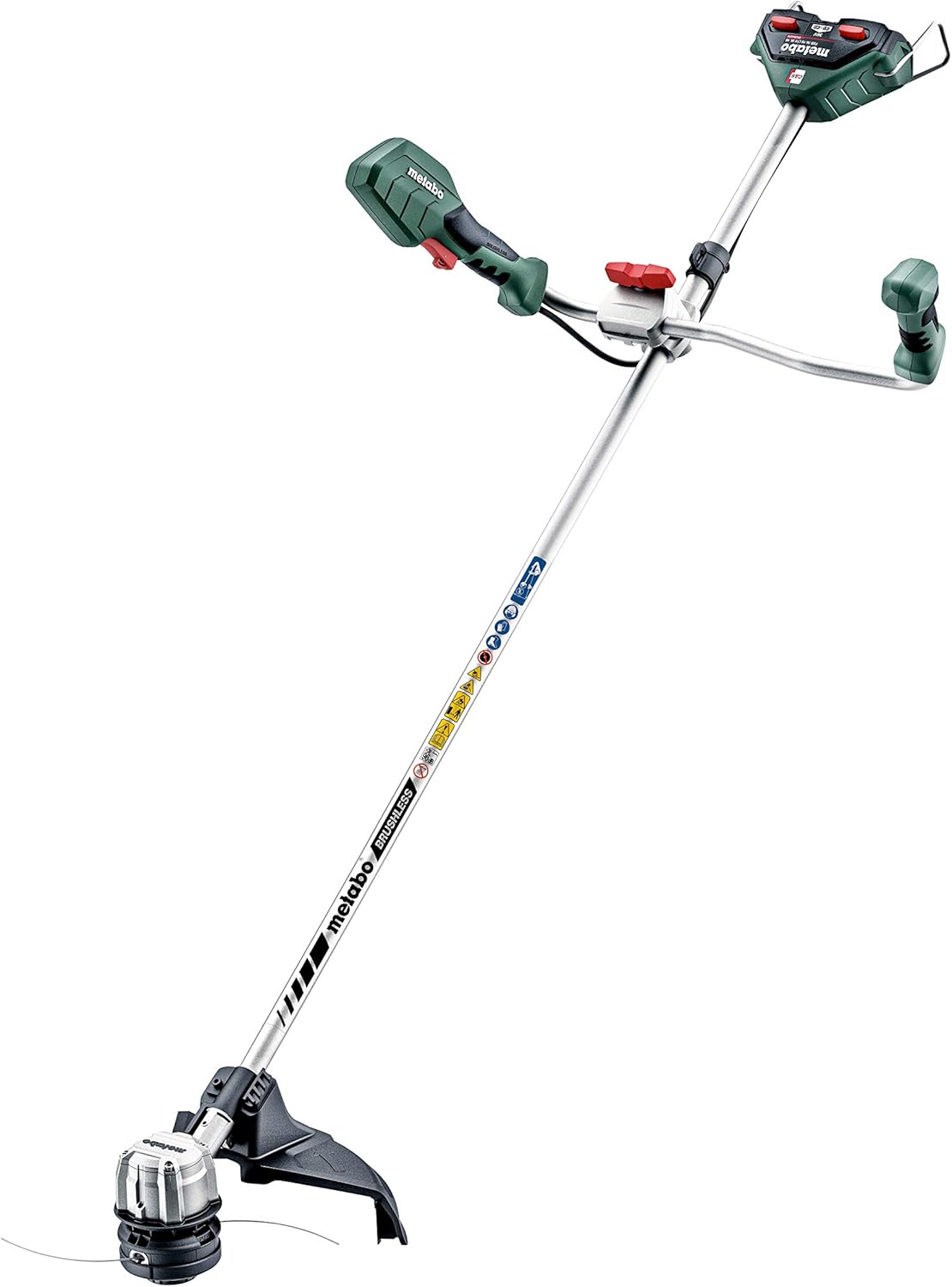 metabo Akku-Freischneider FSB 36-18 LTX BL 40 – 601611850 – 18 V – Leiser Akku-Freischneider mit Zweihandgriff, Metabo Quick Fadenwechsel und Brushless-Motor – Ohne Akku und Ladegerät