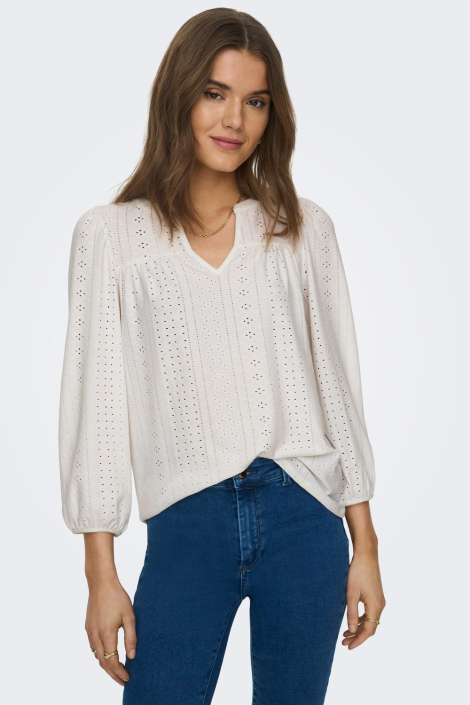 Only ecru dames blouse