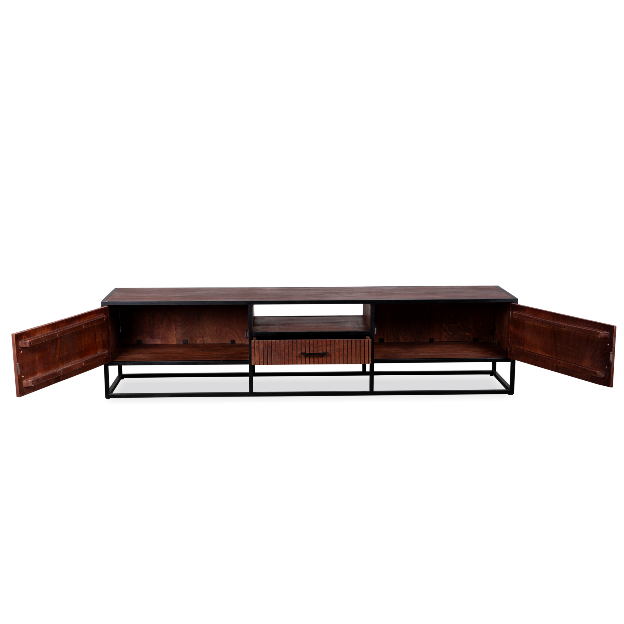 TV Meubel Long Beach Bruin 210cm
