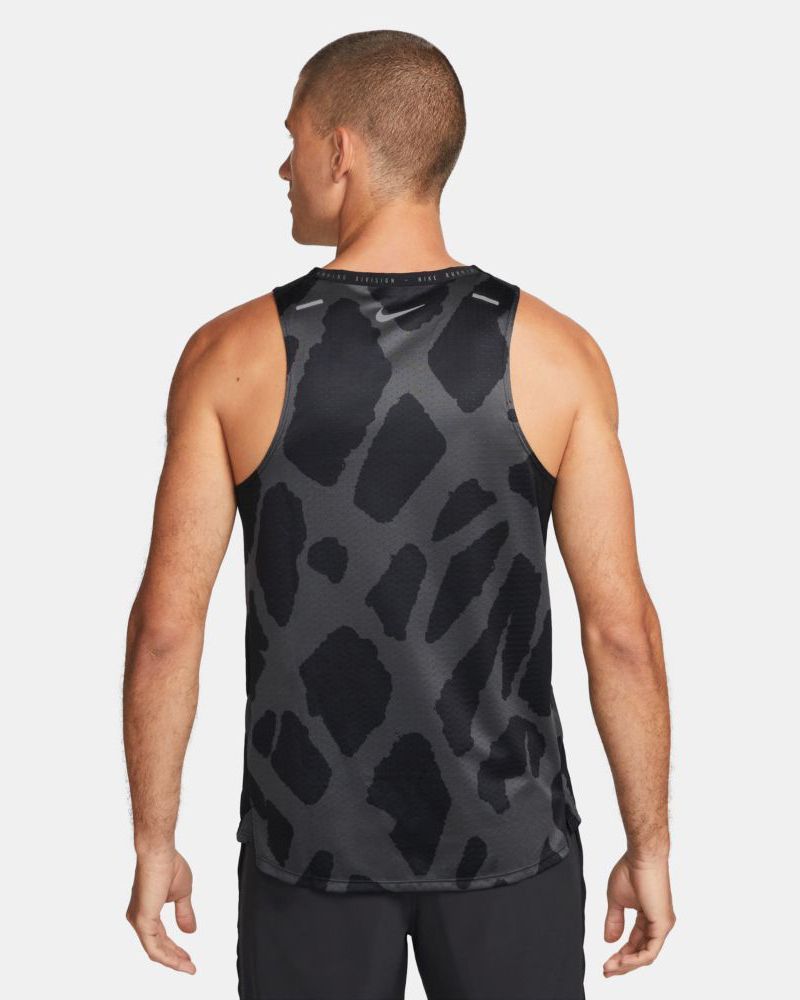 Haut de running sans manches Nike Dri-FIT Noir pour homme