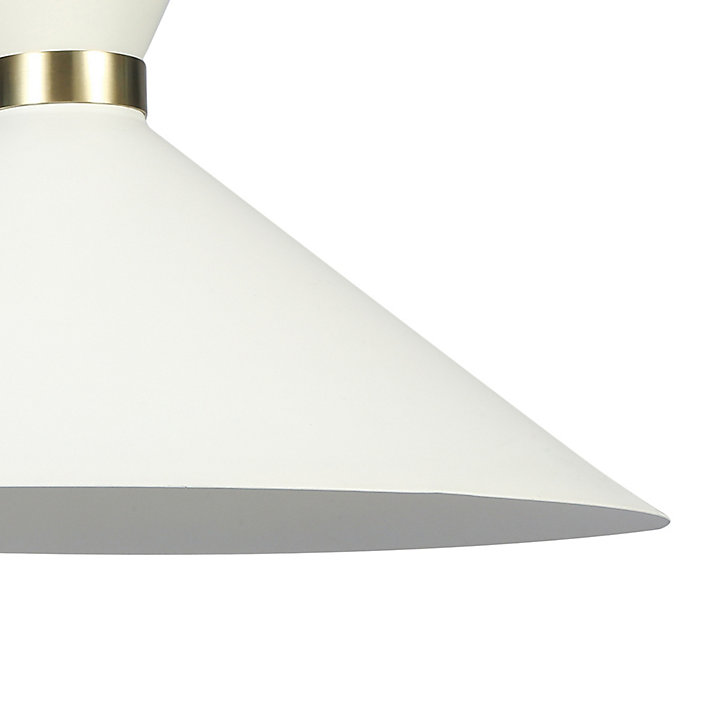 Suspension Apennin 35cm E27 IP20 crème