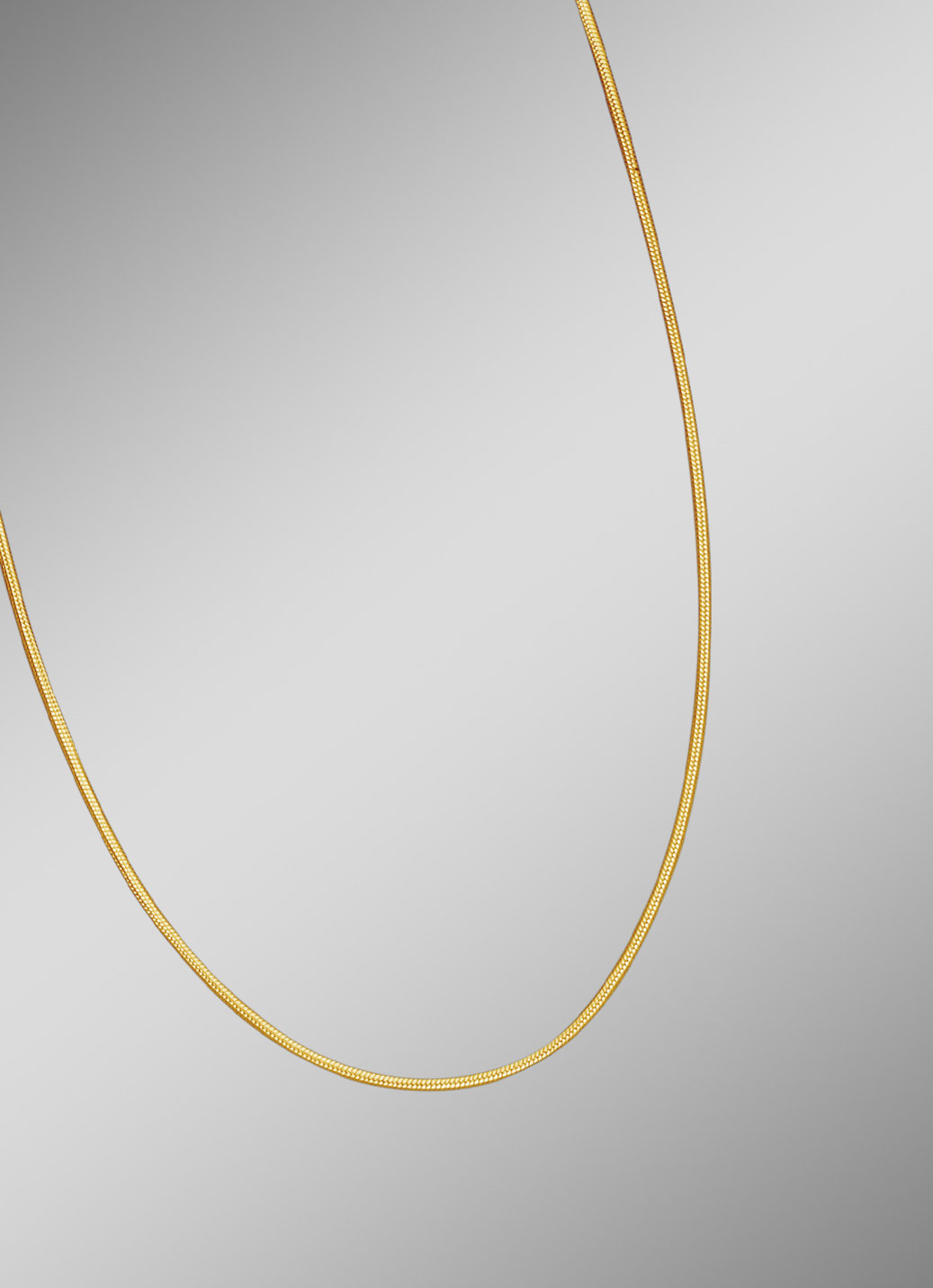 Vergoldete Schlangenkette aus Silber