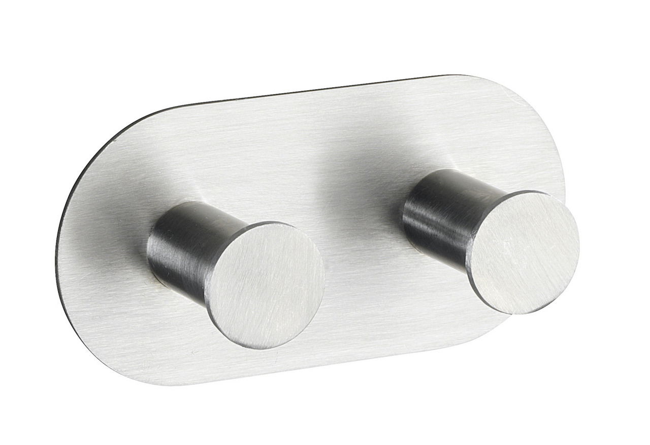 Wenko Edelstahl Wandhaken CONA DUO