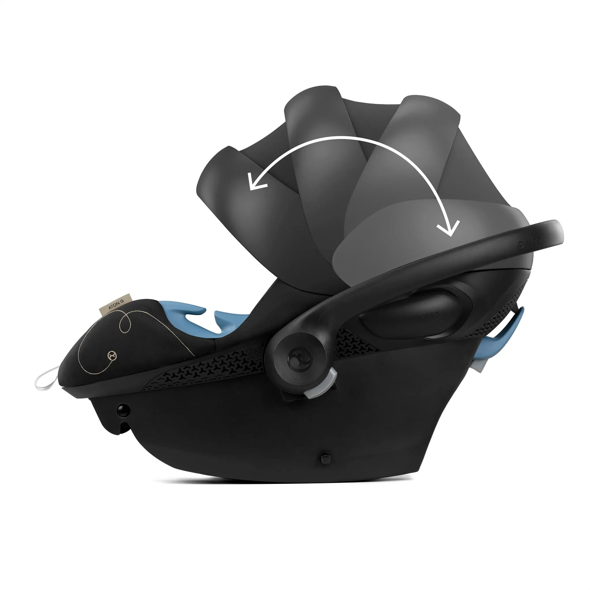 Cybex Siège d'Auto Aton G Swivel - Moon Black