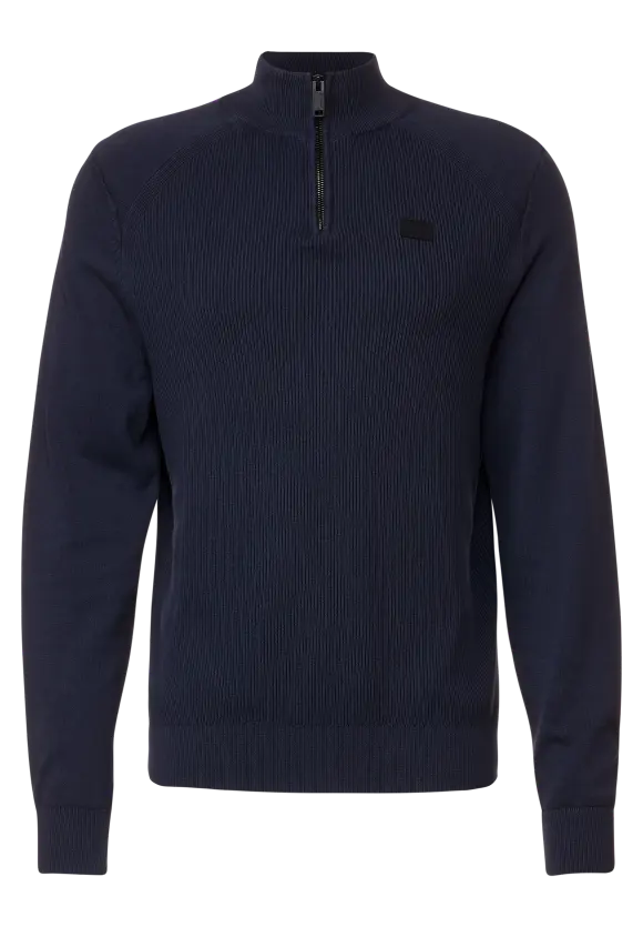 Stricktroyer in Washedoptik - deep space blue