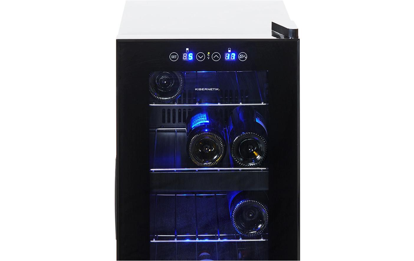 Weinkühlschrank THD21 Rechts<br>Freistehender thermoelektrischer Weinkühler mit einer Kapazität von 21 Weinflaschen