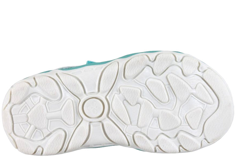 HUMMEL SANDAL GLITTER JR I TURKIS TEKSTIL