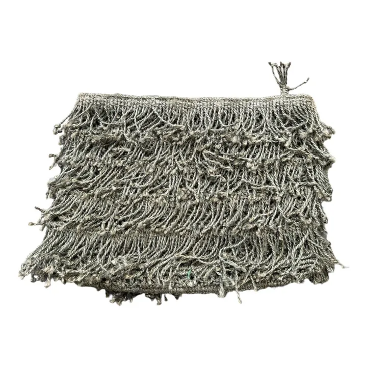 Maison Bengal Pochette Jute Macramé | Olive