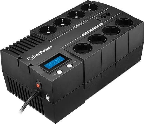 CyberPower BRICs LCD Series BR700ELCD - UPS - AC 220/230/240 V - 420 Watt - 700 VA - USB - output-stikforbindelser: 8 - Frankrig