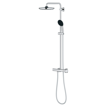 Grohe douchesysteem Vitalio Start 250 met handdouche en thermostaatkraan 2 standen chroom, max. 8,0 L/min bij 3 bar - hartafstand kraan 15 cm