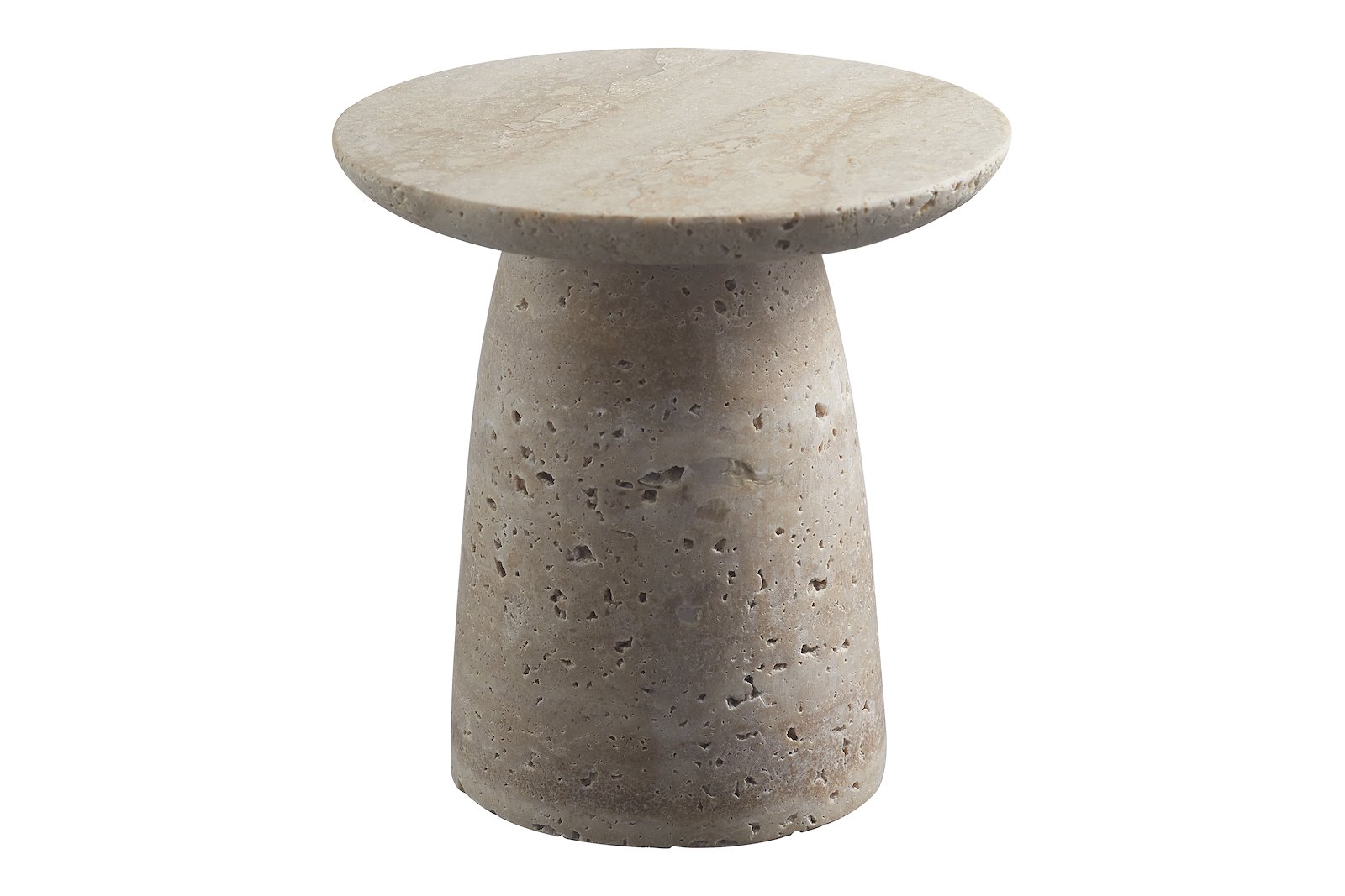 River dekorasjon Beige marmor Ø15 H15,5 cm