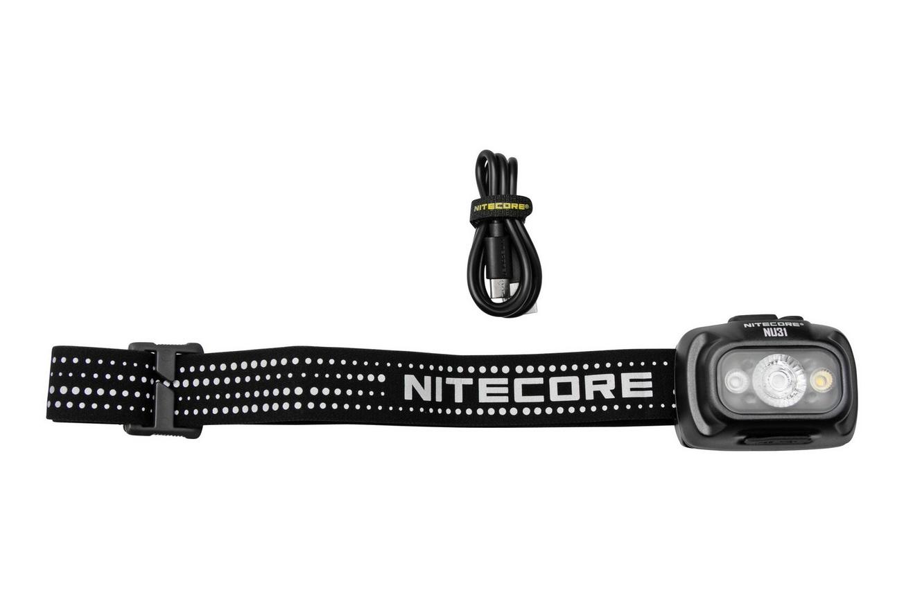 Nitecore NU31-GR Slate Grey, oplaadbare hoofdlamp, 550 lumen