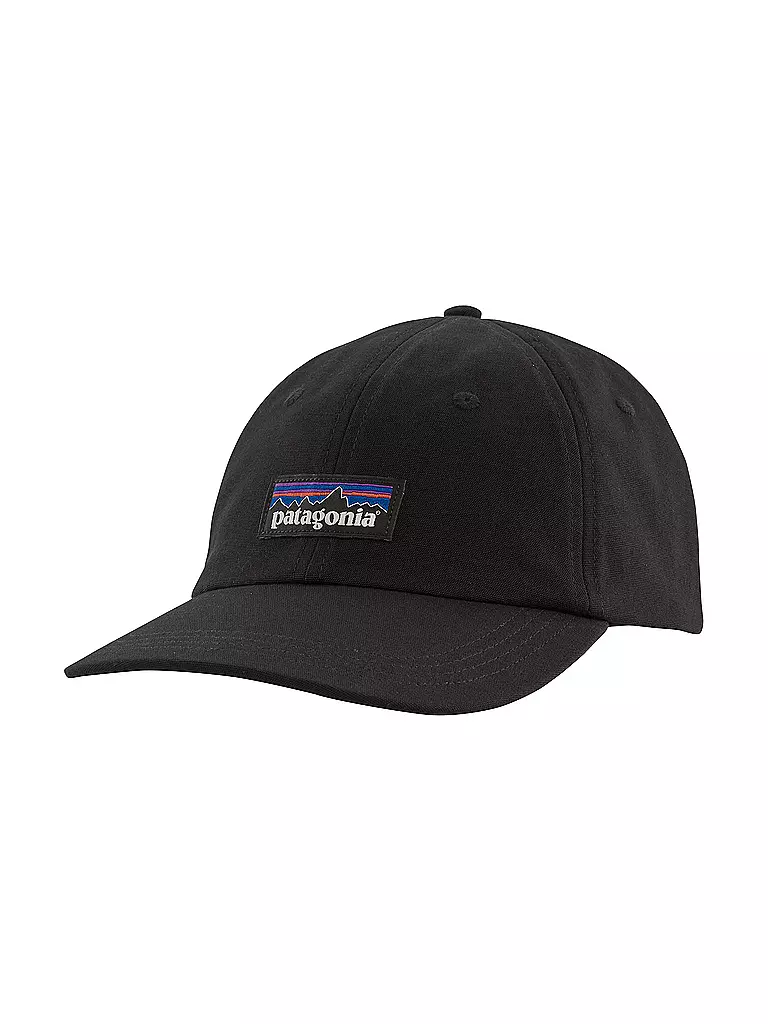 PATAGONIA Kappe P-6 Label Trad Cap schwarz