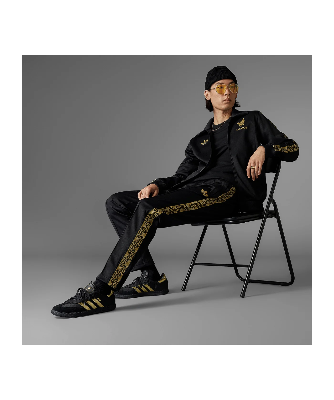 adidas Mexico Trainingsjacke Schwarz